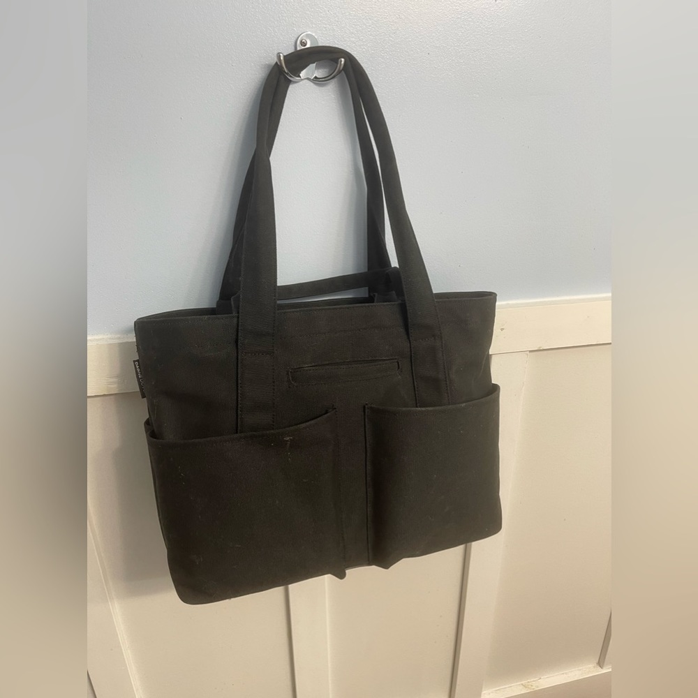 Dagne Dover Small Vida Cotton Tote Bag - Black
